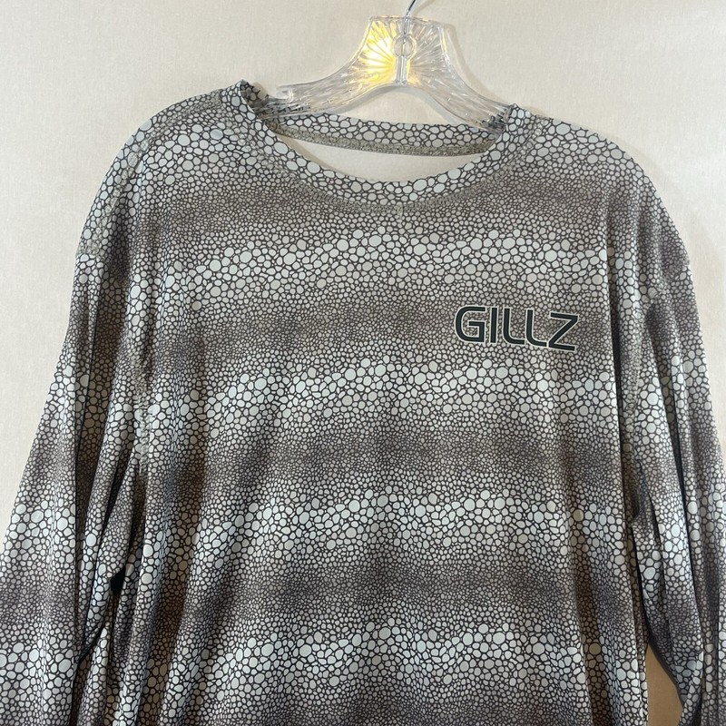 GILLZ LS UV Extreme Sting Ray Pullover Long Sleeve Shirt Blue Men’s 2XL Fishing gallery