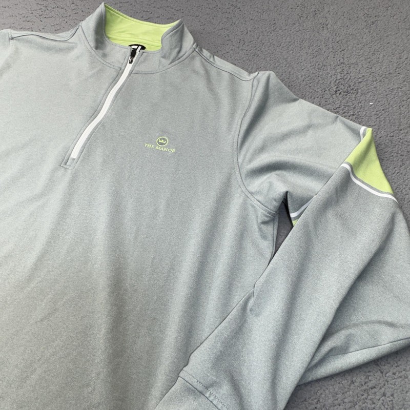 Footjoy Pullover Mens XL Performance 1/4 Zip Manor Country Club Milton Golf gallery