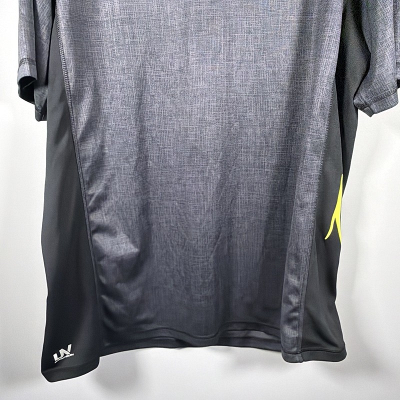 Speedo Mens UV Blocking Black/Gray T-Shirt Size XL gallery