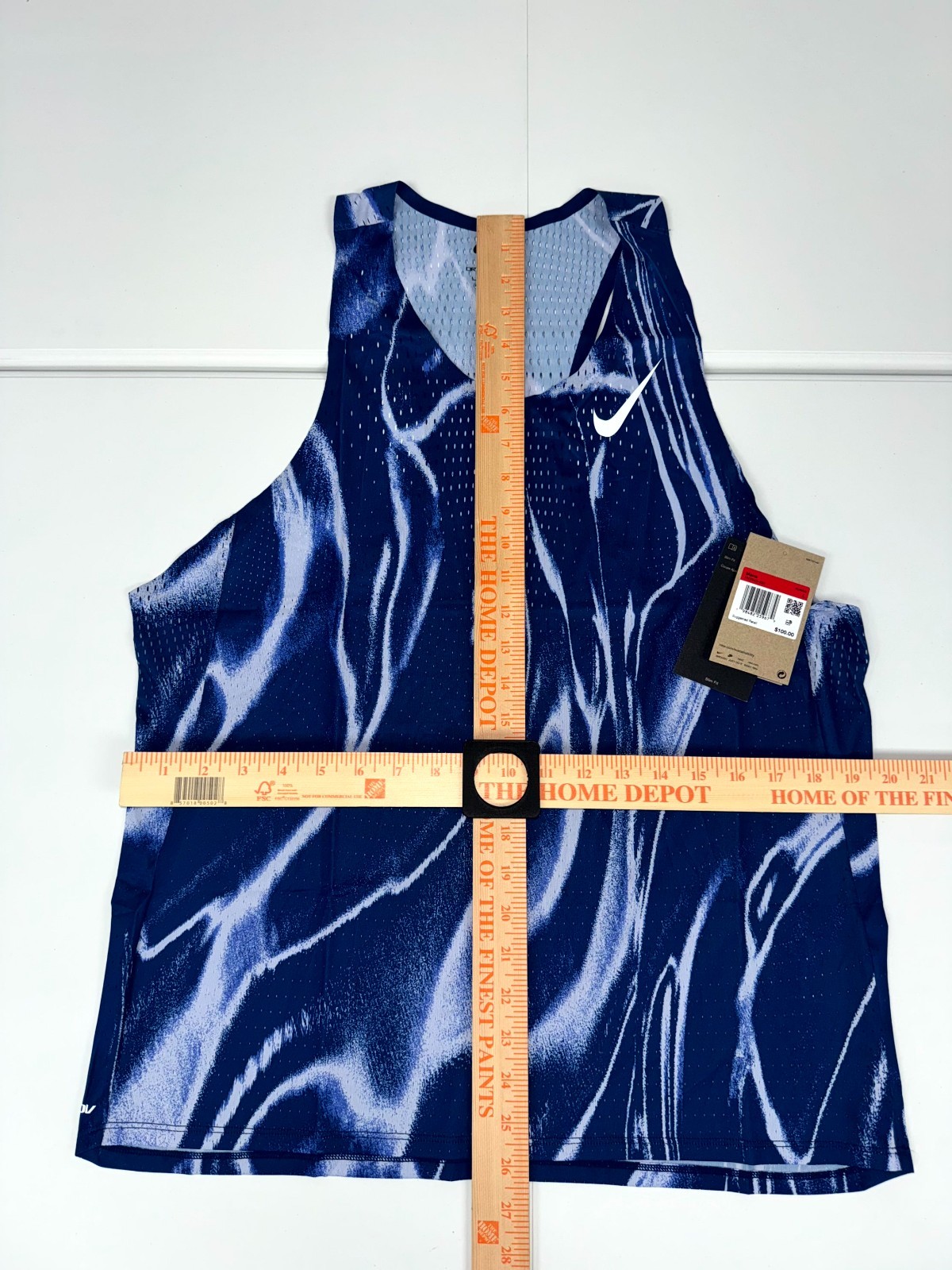 Nike AeroSwift Dri-FIT ADV Running Vest Men's Large Coastal Blue HV2643-492 gallery
