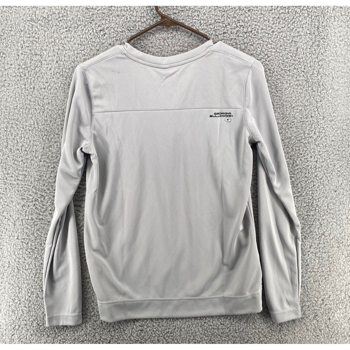 Nike Georgia Bulldogs Dri-FIT Gray Long Sleeve Training Shirt Women's Sz Small gallery
