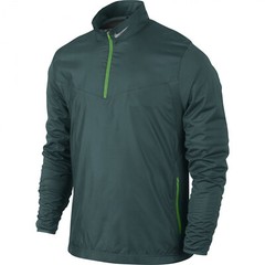 Nike Golf Men’s Shield 1/2-Zip Top DK EMERALD/LT GREEN/GREY SMALL 639981-374 $80