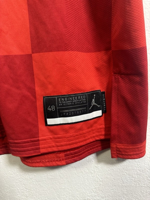 Jordan x Croatia Team Issue Hrvatska Men's Basketball Jersey MADE IN USA Size L gallery