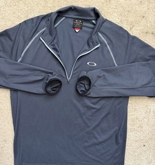 Oakley Ohydrolix Mens M Lightweight 1/4 Zip Long Sleeve Performance Shirt