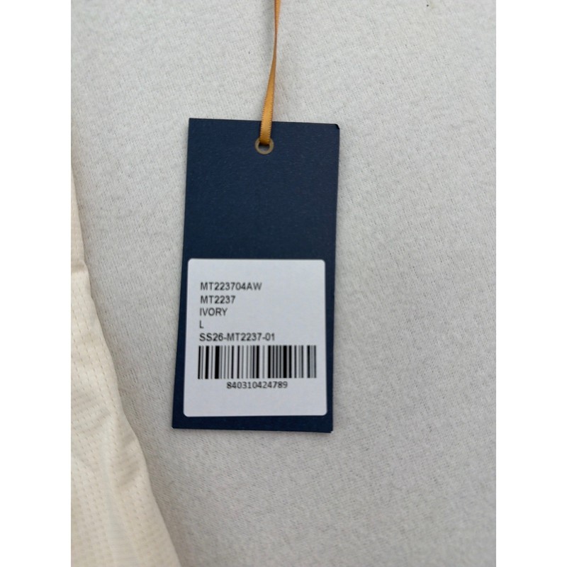 Tracksmith Twilight Tee Mens Large Ivory Short Sleeve Running Shirt MT2237 NEW gallery