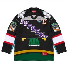 Supreme Paneled Hockey Jersey Black Size Small SS26 Frank Ocean Tyler SchoolboyQ
