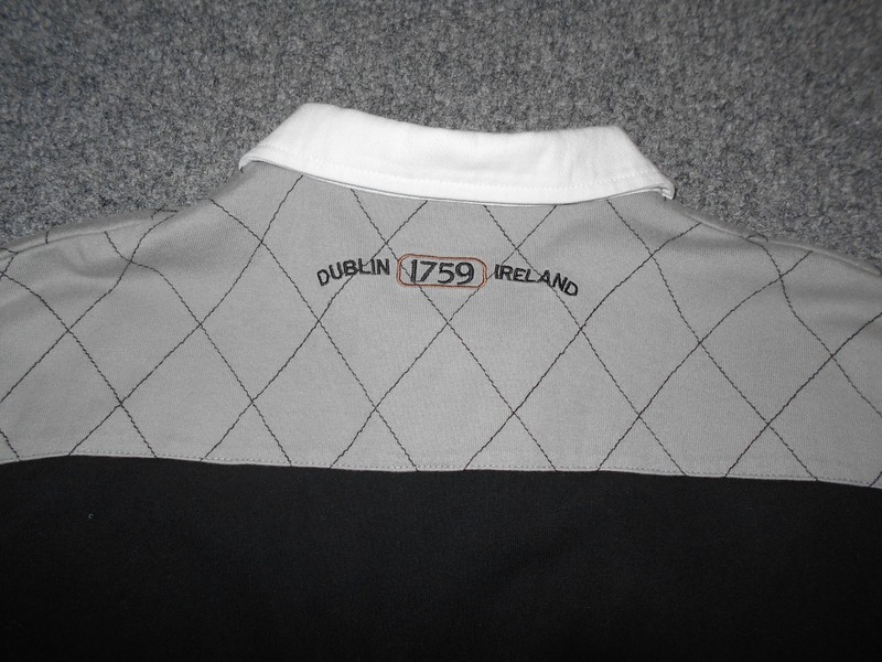 GUINESS VTG 1759 DUBLIN IRELAND MENS XL HEAVY DUTY RUGBY SHIRT gallery