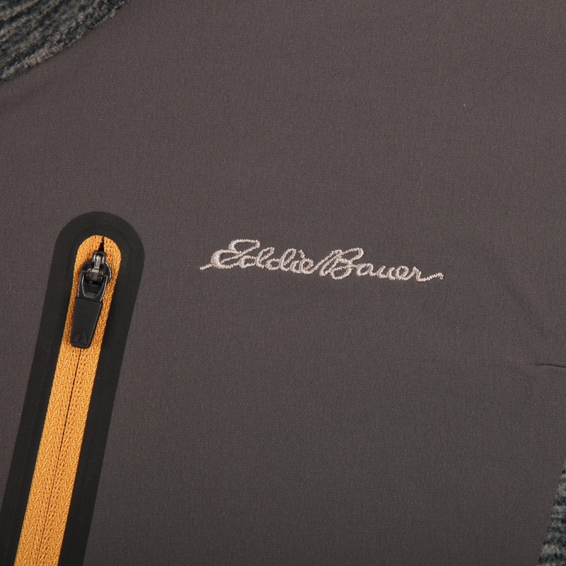 Eddie Bauer Pullover Mens XL Gray First Ascent Half Zip Sweater Outdoor Jacket gallery