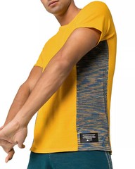 MISSONI x Adidas Men’s ‘CRU Space-Dyed Melange Knit Jersey’ T-Shirt Gold M *NWT*