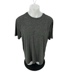 Quince Large Men Flowknit Breeze Performance Tee / Charcoal Grey P6