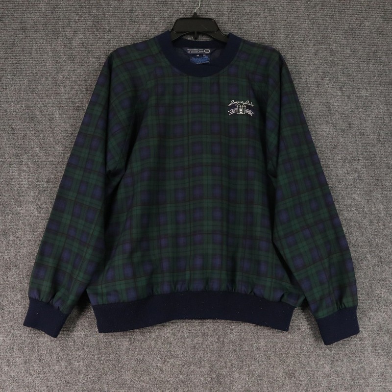 Vintage Sunderland of Scotland Legends Lake Windbreaker Mens M Blackwatch Plaid gallery