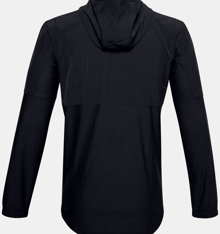 Under Armour NEW MENS LARGE UA Training Hybrid ½ Zip Hoodie Long Sleeve BLACK gallery