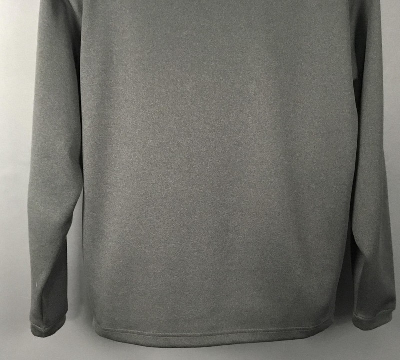 Pebble Beach Pullover Shirt Mens Large Gray 1/4 Zip Mock Neck Performance Golf gallery