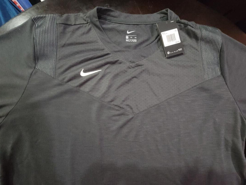 Nike Men's Sz XXL Dri-FIT Team Player Long Sleeve UV Crew Shirt Blue,Gray CW3539 gallery