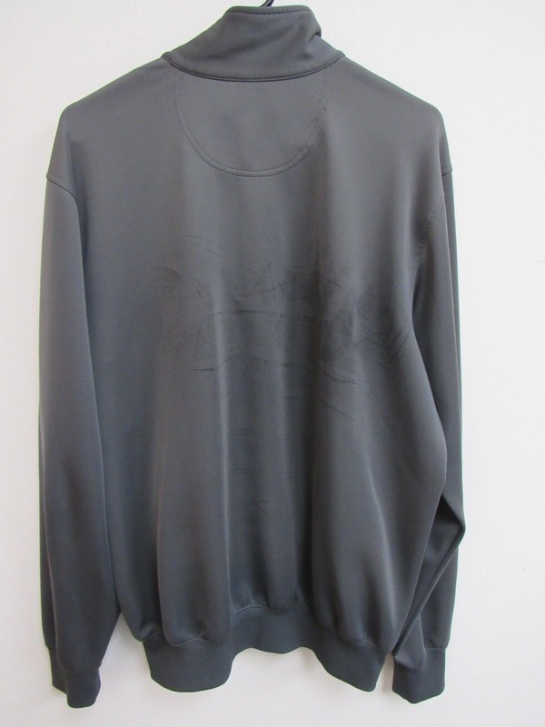 Fairway & Greene Tech Gray Long Sleeve 1/4 Zip Pullover Large Read gallery