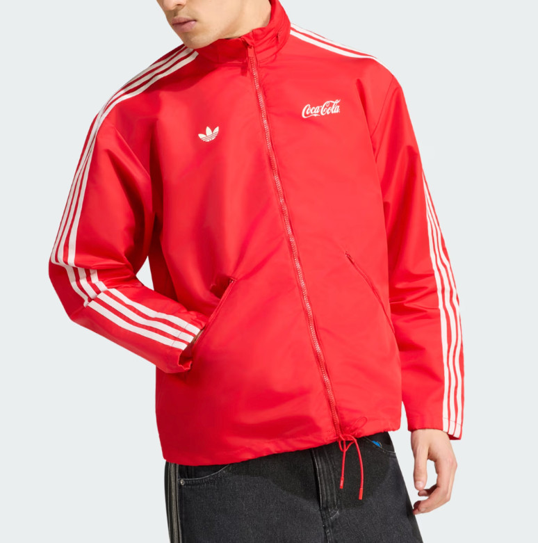 adidas x Coca-Cola Classic Sports Nylon Parka Men's Lifestyle Top AsiaFit KY2105 gallery
