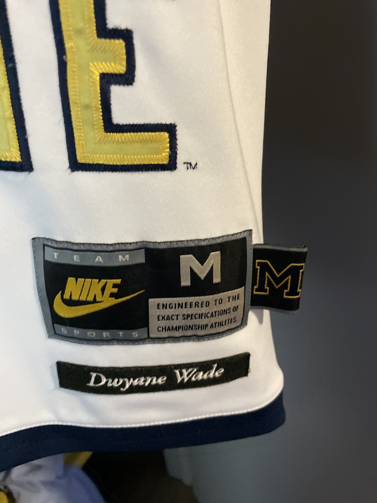 Dwayne Wade Authentic Marquette Jersey gallery