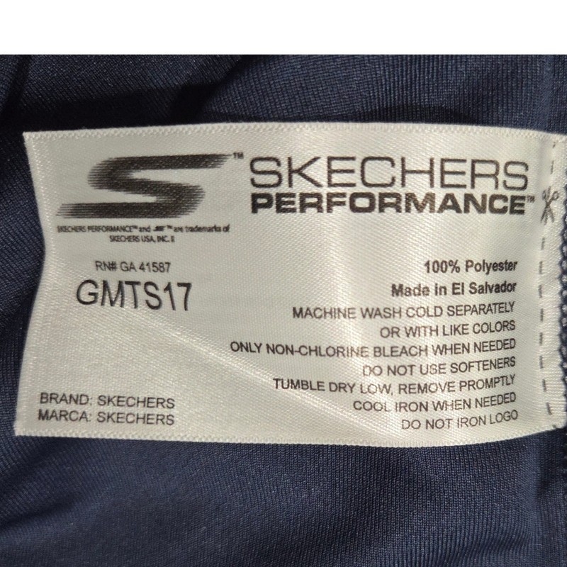Skechers Performance T-Shirt Mens Large Blue Performance Athletic Tee NWT gallery