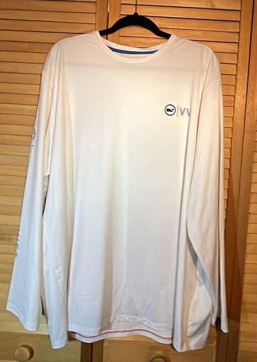 Vineyard Vines Men Performance Long Sleeve Shirt XXL Preppy Old Money