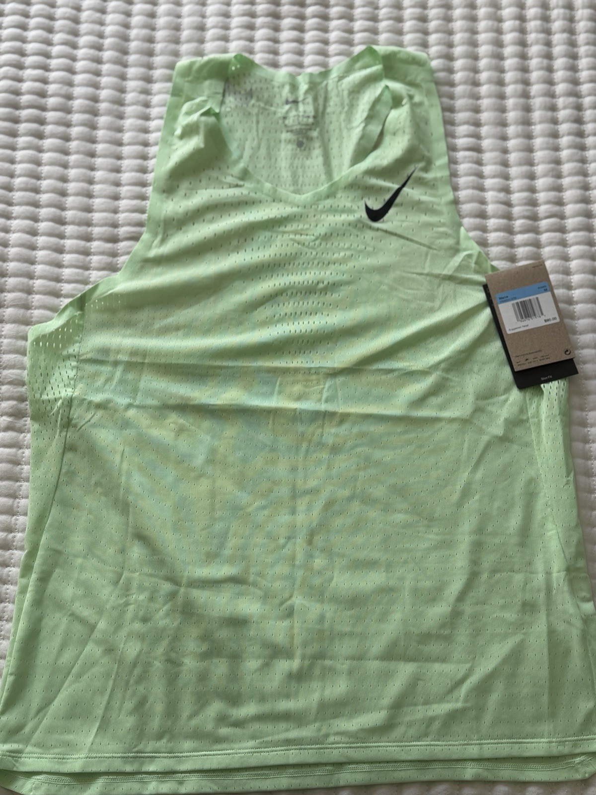 Nike Dri-FIT ADV AeroSwift Running Racing Singlet Tank Size Medium FN4231-376 gallery