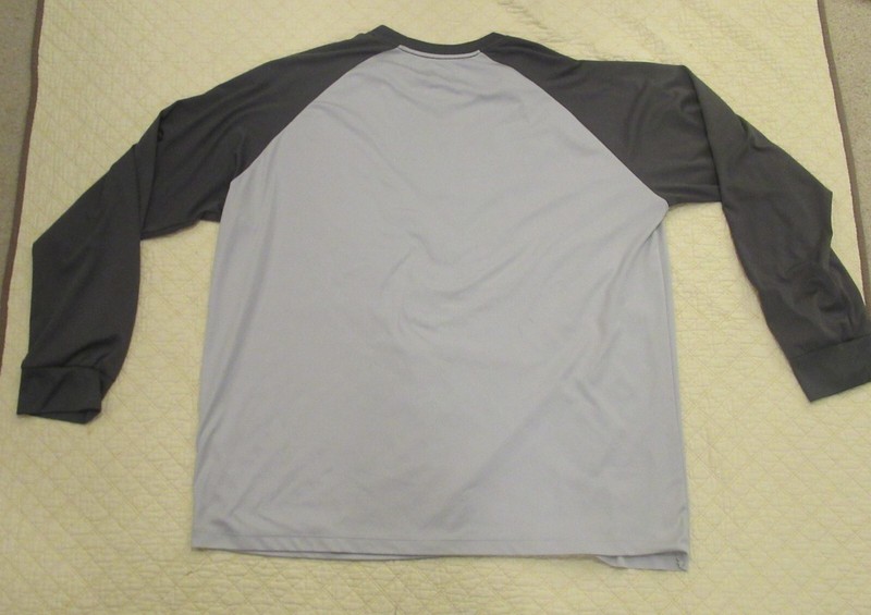 Solar Gear Largemouth Bass Men's Shirt Long Sleeve Gray Size XX-Large (50-52) gallery