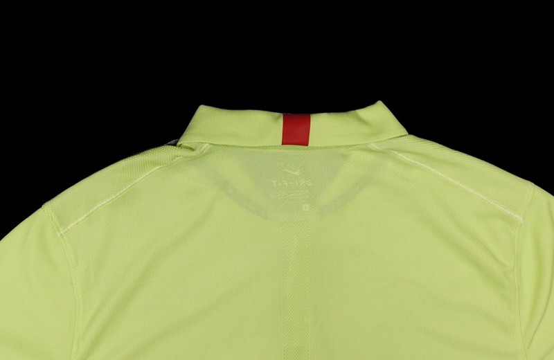 Nike Tiger Woods Collection Striped Golf Polo Shirt Lime Green CK6313 Medium gallery