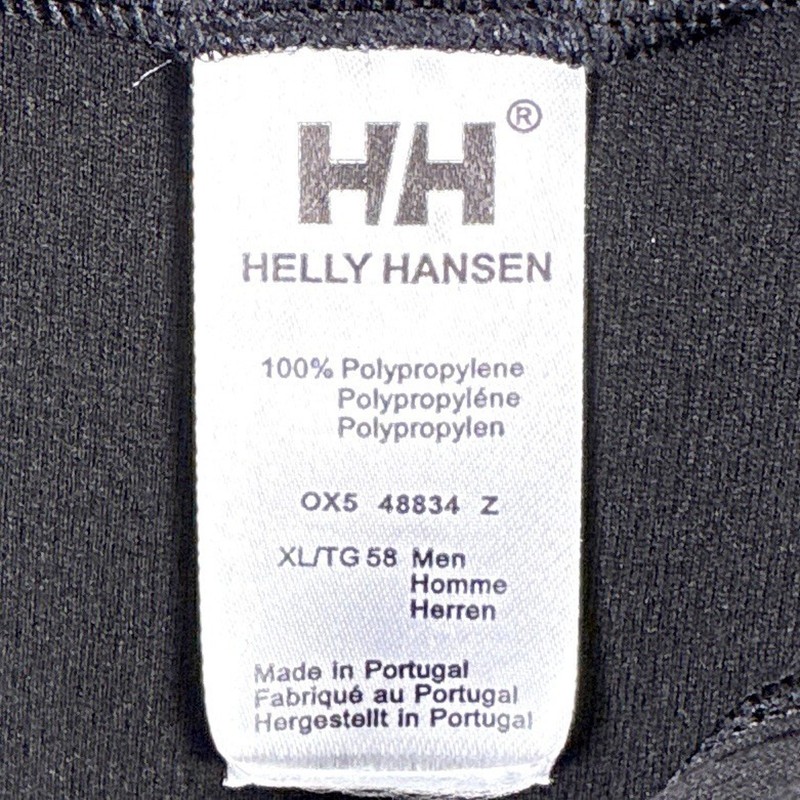 Helly Hansen Base Layer Mens XL Black White Lifa Shirt Performance Outdoor gallery