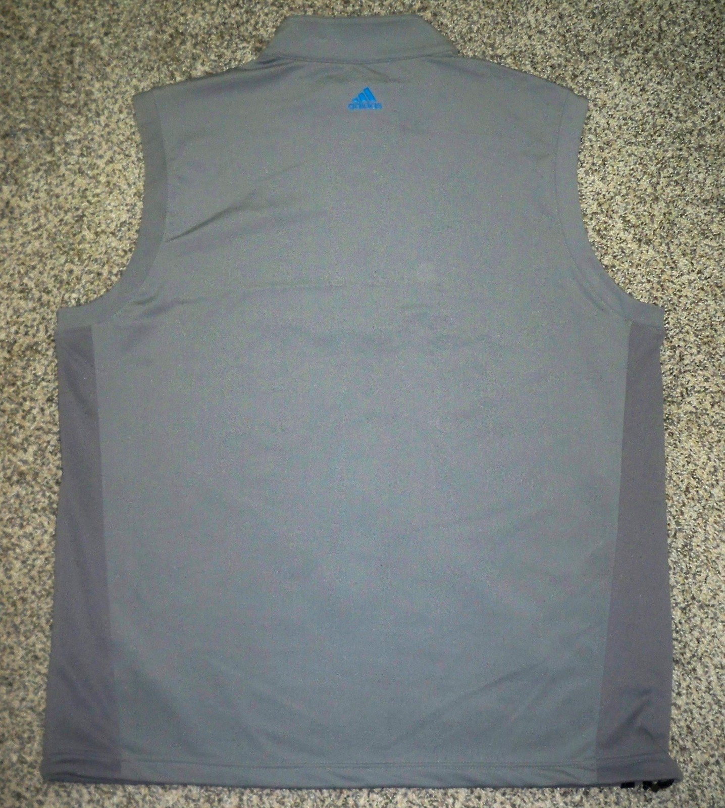 NWOT Men's ADIDAS GOLF ClimaCool 1/4 Zip Golf Vest M GRAY w/CANOE BROOK Golf gallery