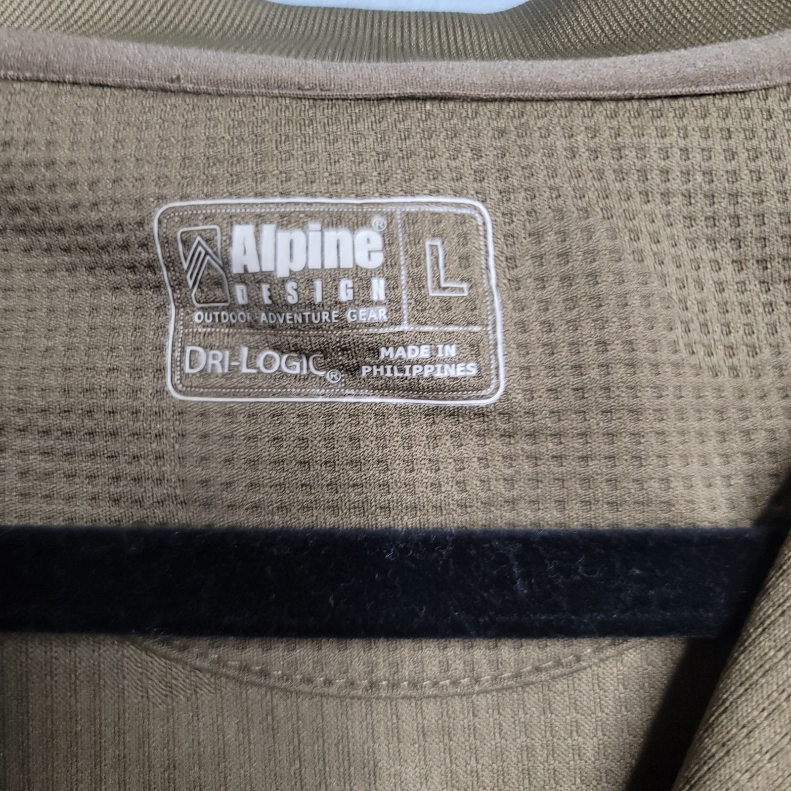 Alpine Design Dri Logic Large Shirt OD Green Zip Neck gallery