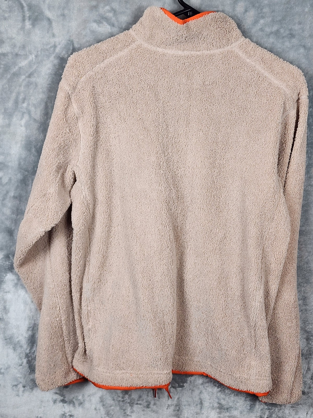 Adidas Terrex XPloric Pile Snap Polar Fleece Womens Medium Beige Orange New gallery