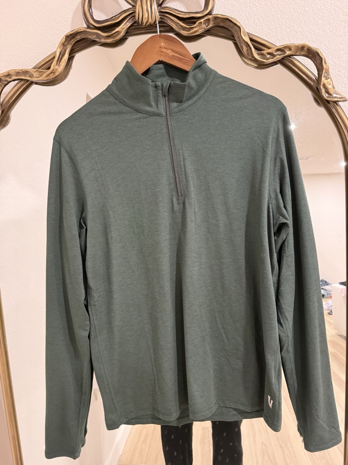 Vuori Pullover Men’s Small Green Half Zip Ease Performance 2.0 Lightweight gallery