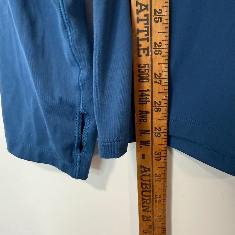 Mountain Hardwear Mens Ghee 1/4 Zip Pullover XL Blue Lightweight Stretch OM7736 gallery