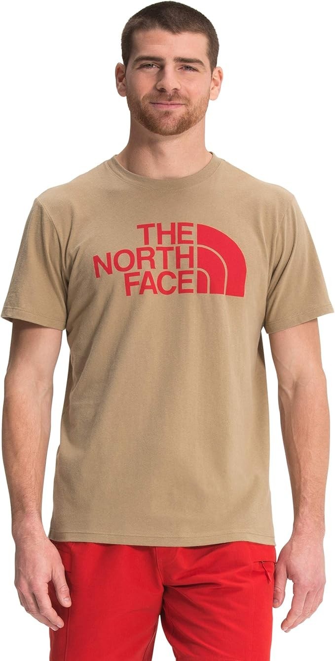 THE NORTH FACE Men's Short Sleeve Half Dome Tee, Kelp Tan, Small gallery