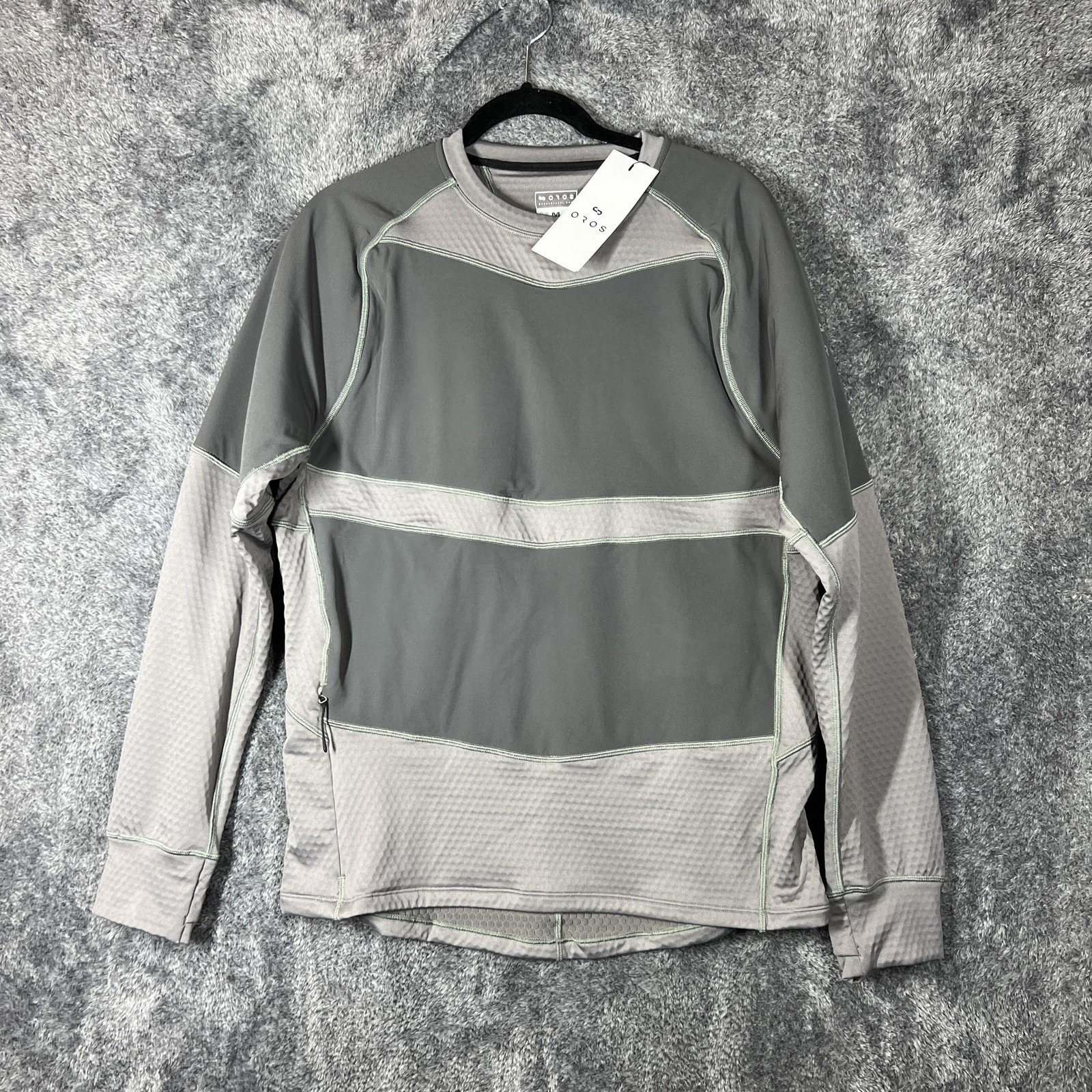 OROS Shirt Mens Medium Gray Solarcore Long Sleeve Thermal Pullover Base Layer gallery