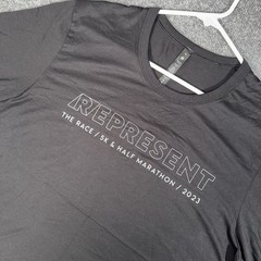 Lululemon Shirt Mens XL Black Metal Vent Breathe Mesh Performance Workout Tee