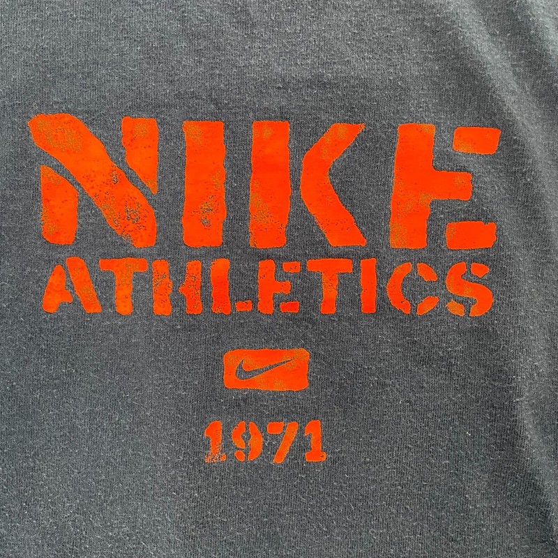VINTAGE Nike Athletics Shirt Adult Medium Blue Tank Top Center Swoosh Logo Men M gallery