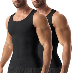 Men Body Shaper Slimming Shirt Compression Vest Elastic Slim Tank Top Shapewear