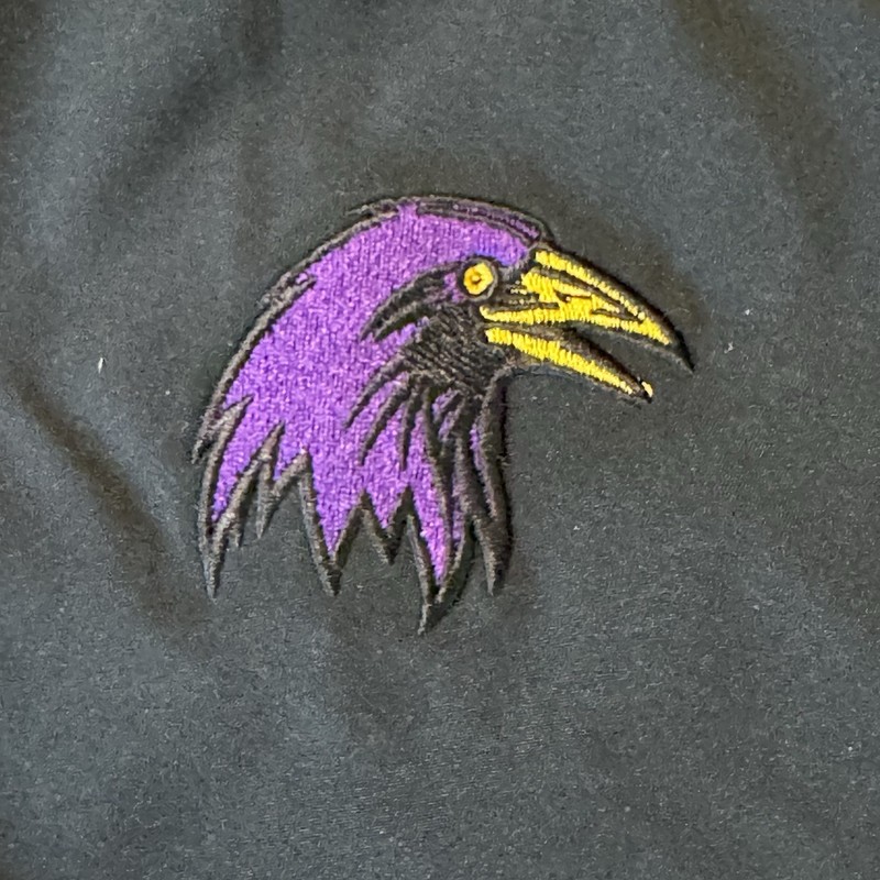Adidas Baseball Ravens Pullover Jacket 2XL Removable Sleeves Black Embroidered gallery