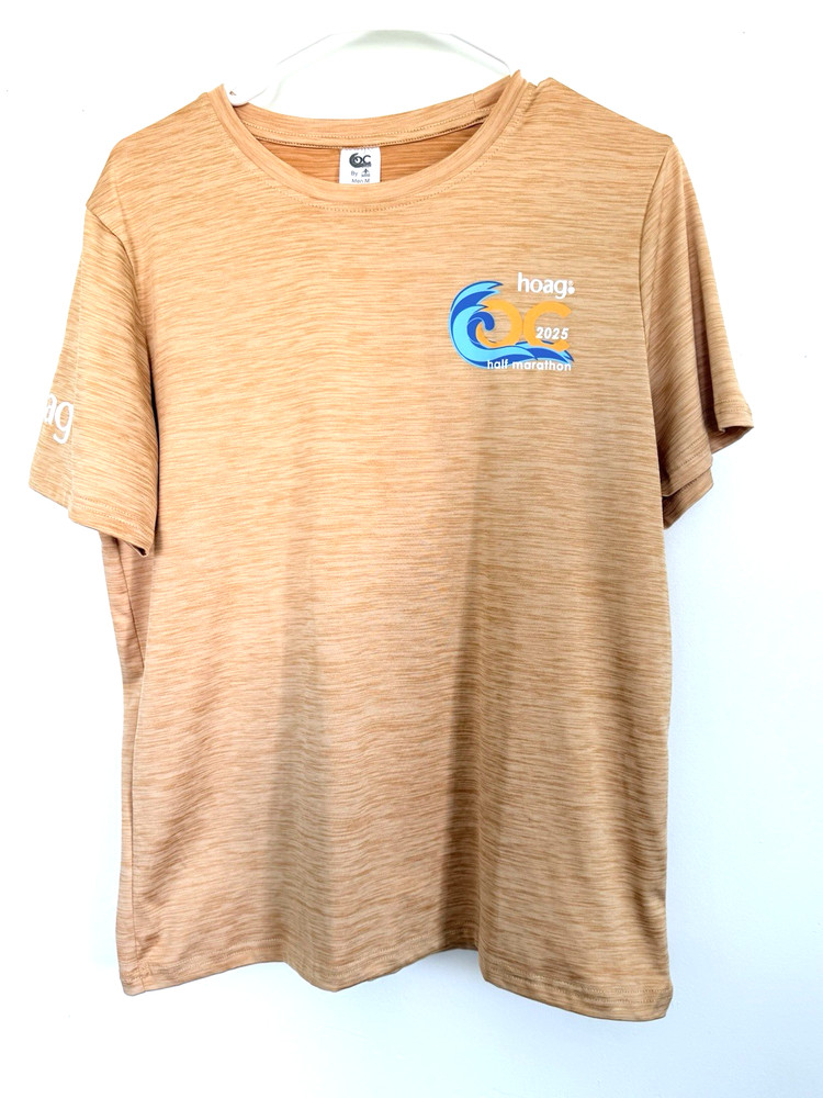 OC Hoag 2025 Orange Half Marathon Short Sleeve Men's Participant Run Shirt Sz M