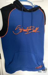 Vintage 2000 Asphalt Legend Street Ball Embroidered Hooded Basketball Shirt XL