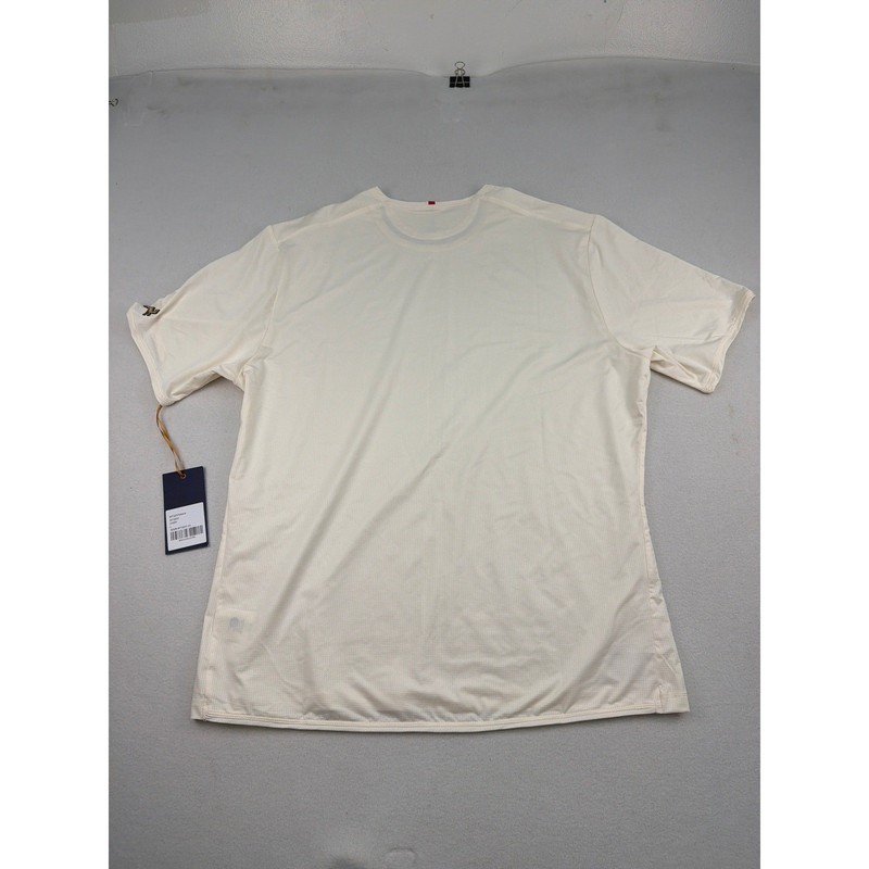 Tracksmith Twilight Tee Mens Large Ivory Short Sleeve Running Shirt MT2237 NEW gallery