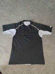 Eastern Mountain sports techwik activewear White and gray shirt mens Medium