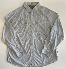 Alpine Design Tech Series Button Up Shirt Men’s XL Outdoor Fishing Vented Gray