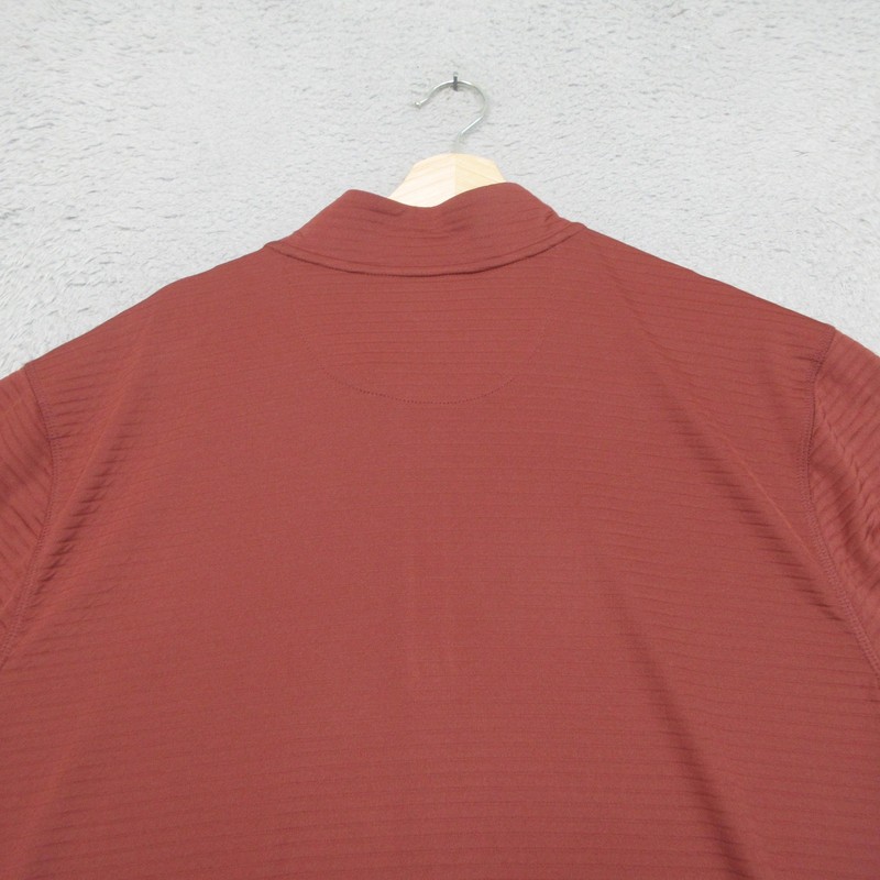 Solaris 1/4 Zip Active Pullover Men 2XLT Rust Stretch Casual Performance Golf gallery