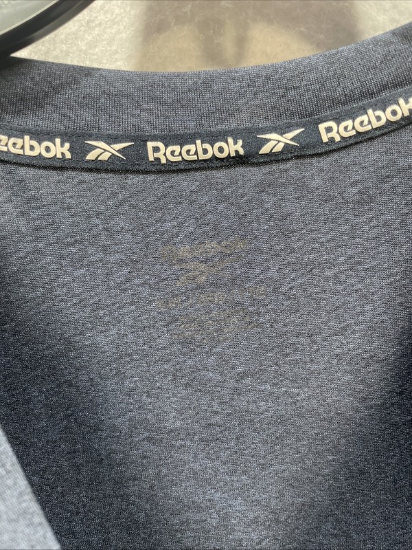 Reebok Men’s Size 2XL Blue Athleisure Short Sleeve T Shirt gallery