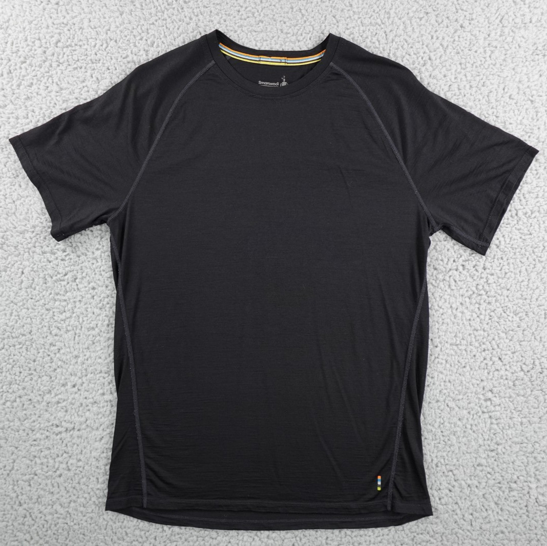 Smartwool Merino Wool 150 Base Layer Mens Medium Black Performance Shirt Tee gallery