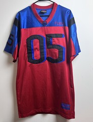 Vintage FUBU Sports Classic Collection Mesh Football Jersey Shirt Top Mens 1x