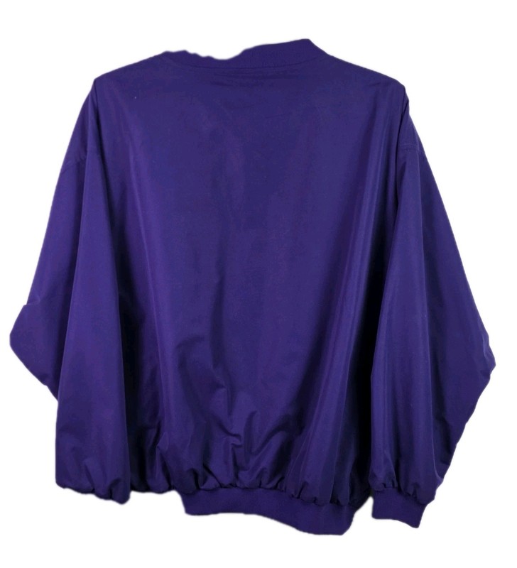 Vantage Quachita Baptist Univ Men's XL Purple Golf Pullover gallery