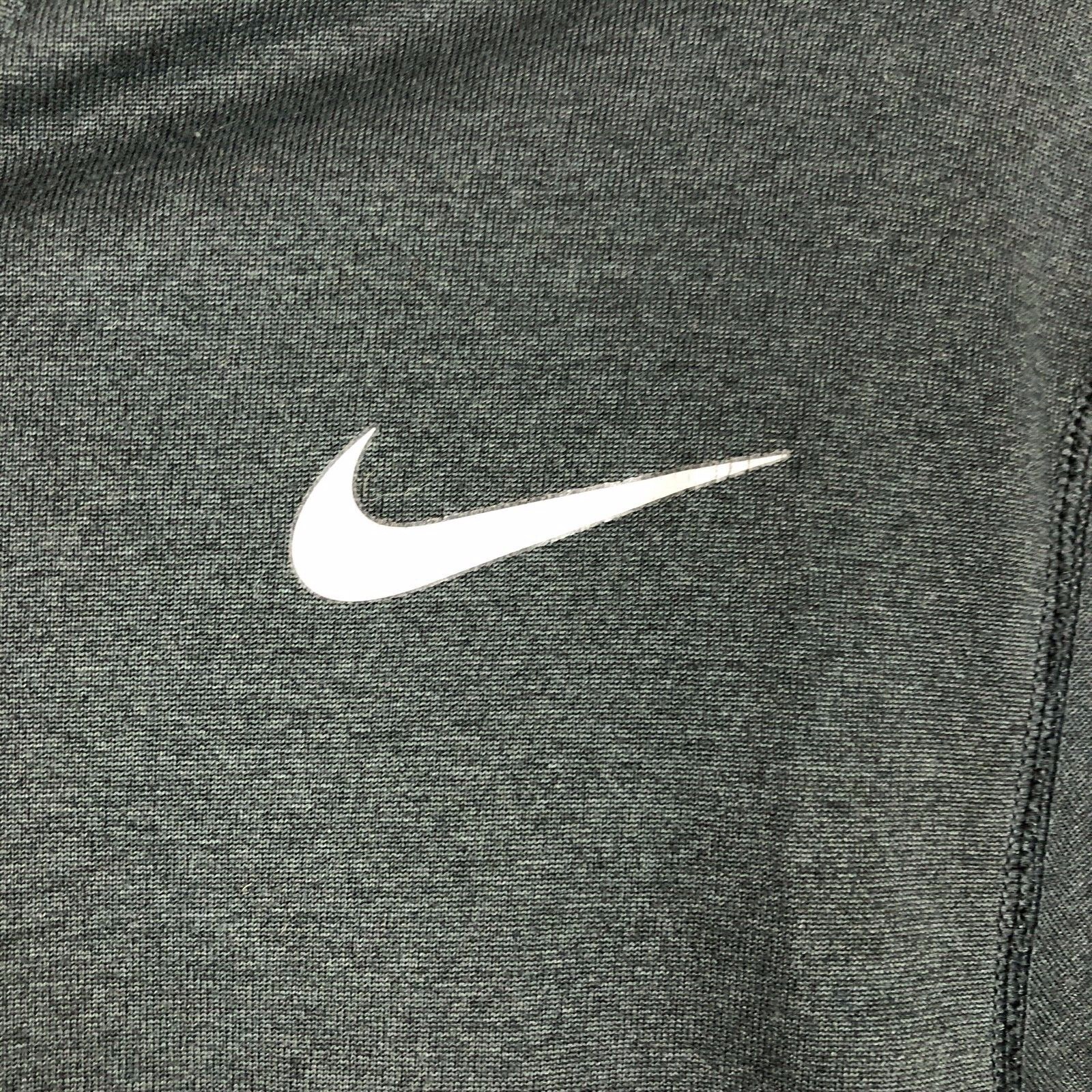 Nike Dri Fit Mens Solid Dark Gray T Shirt Athletic Workout Tee Sz M Medium gallery