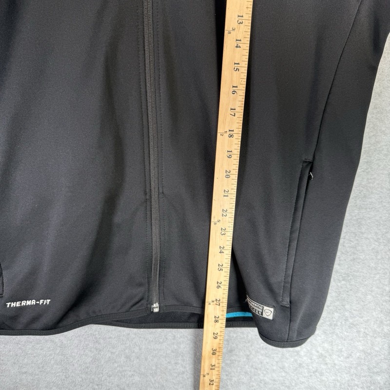 Nike Men’s GPX Training Size XL Full Zip Hooded Soccer Jacket Therma-Fit Black gallery